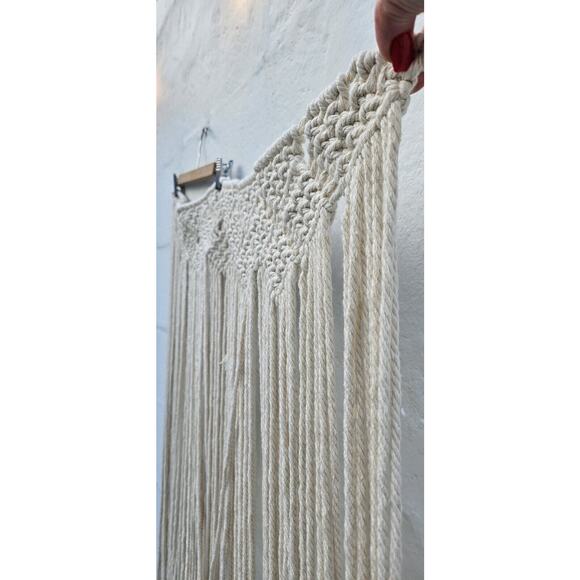 Macrame Boho Wall Hanging Wedding Backdrop Handmade Door Window Curtain Decor - Picture 6 of 13